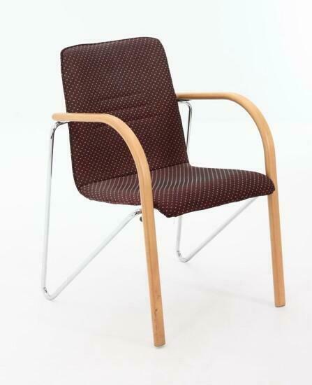 Vergaderstoel, bruin gem&ecirc;leerd-beuken SE21, Zakelijke goederen, Kantoor en Winkelinrichting | Kantoormeubilair en Inrichting