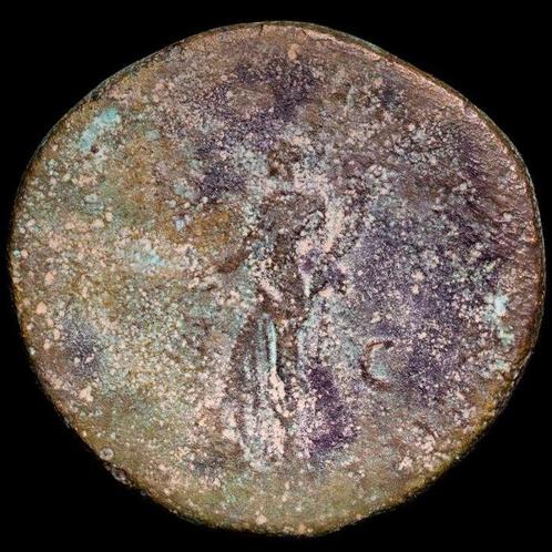 Romeinse Rijk. Trajan (98-117 n.Chr.). Sestertius Minted in, Postzegels en Munten, Munten | Europa | Niet-Euromunten