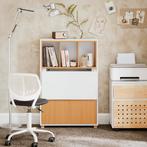 2dekans | SoBuy FWT107-WN Inklapbare Schrijftafel met, Huis en Inrichting, Bureaus, Ophalen of Verzenden, Zo goed als nieuw