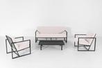 Flow. Lush stoel-sofa set graumel chalk |, Ophalen of Verzenden, Nieuw
