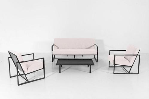 Flow. Lush stoel-sofa set graumel chalk |, Tuin en Terras, Tuinsets en Loungesets, Ophalen of Verzenden