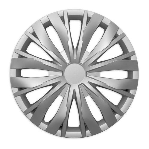 Wieldoppen 16 inch - Lion zilver - wieldoppenset, Auto diversen, Wieldoppen, Nieuw, Verzenden