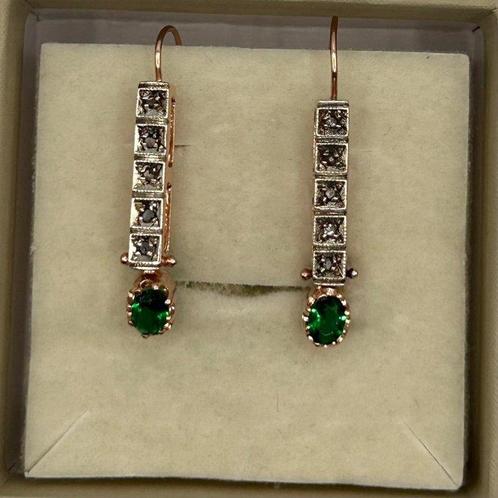 Zonder Minimumprijs - Oorbellen - 9 kt. Roségoud, Zilver, Sieraden, Tassen en Uiterlijk, Oorbellen
