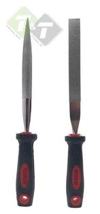 Diamantvijl Set - 2 Dlg, 170 Mm - Aanzetstaal - Vijlen - Ben, Ophalen of Verzenden, Nieuw