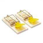 Muizenval | BSI (Hout, 2 stuks), Dieren en Toebehoren, Overige Dieren-accessoires, Verzenden, Nieuw