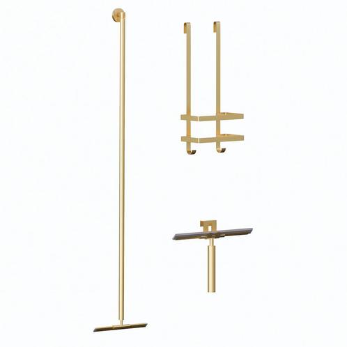 Douche accessoiresset inclusief vloerwisser - douchewisser, Doe-het-zelf en Verbouw, Sanitair, Verzenden