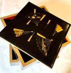 gouden maki-e twee-laags gestapelde dozen van Wood, Antiek en Kunst