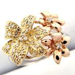 2-delige sieradenset - 14 karaat Geel goud, Roségoud,, Sieraden, Tassen en Uiterlijk, Antieke sieraden