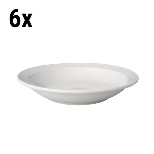 GGM Gastro | (6 stuks) BUDGETLINE - Bord - diep Mammoet - Ø, Huis en Inrichting, Keuken | Servies, Effen, Nieuw, Bord(en), Verzenden