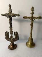 Kruis (2) - Brons - 1850-1900 - Set van 2 kruisbogen