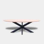 Tafel Ovaal Eikenhout - Matrix - Onbehandeld, Huis en Inrichting, Tafels | Eettafels, Nieuw