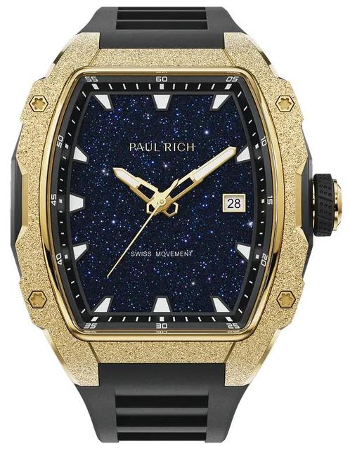 Paul Rich Astro Mason Gold FAS04 horloge 42.5 mm, Sieraden, Tassen en Uiterlijk, Horloges | Heren, Kunststof, Nieuw, Staal, Overige merken