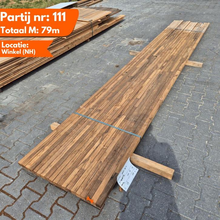 Thermo Frake Geschaafde Balk 4400x38x38mm, Doe-het-zelf en Verbouw, Platen en Panelen, Ophalen of Verzenden