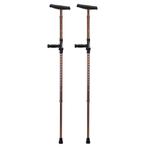 Opvouwbare okselkrukken bruin, Ophalen of Verzenden, Nieuw