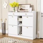 Moderne Schoenenkast 110×26×100 – 4 Deuren, 2 Lades, 3 Vakke, Huis en Inrichting, Verzenden, Nieuw