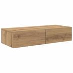 Houten Wandschap 80x33x17cm | Bewerkt Hout | Tweedekansje..., Ophalen of Verzenden, Nieuw