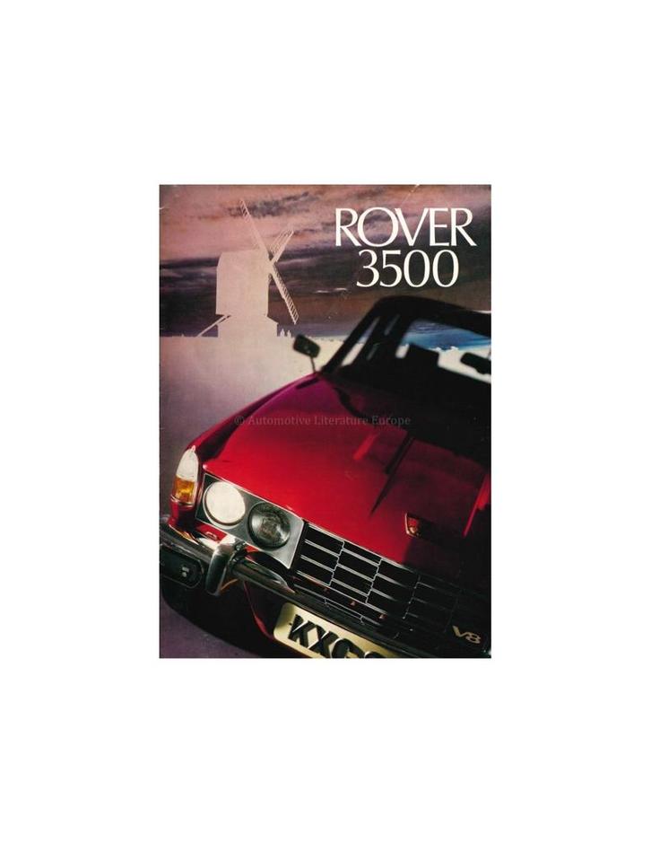 1973 ROVER 3500 BROCHURE NEDERLANDS, Boeken, Auto's | Folders en Tijdschriften