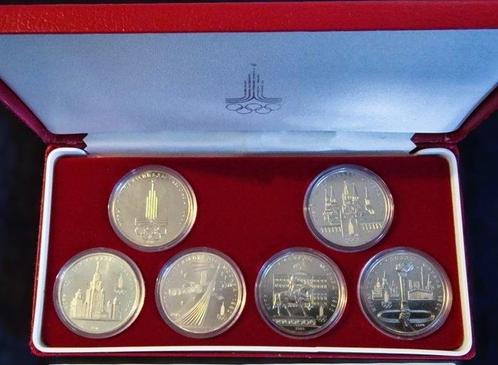 Olympics set 1980 Moscow - 6 x 1 ruble - USSR/CCCP - 1980, Verzamelen, Overige Verzamelen