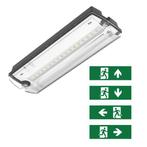 Noodverlichting Pan - 3W - IP65 - Zwart  ( Inclusief, Verzenden, Nieuw