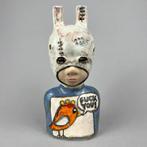 Iwo Rynkiewicz (1970) - „fuck you” Hand made Ceramic Figure, Antiek en Kunst