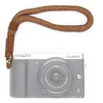 Katoenen Camera Polsband / Wrist Strap (Koffie), Nieuw