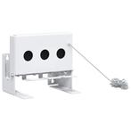 vidaXL Biathlon Knockdown Doel Wit 18 x 14,5 x 16 cm Staal, Verzenden, Nieuw