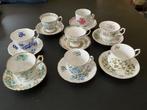 5 Royal Albert, 1 Queen Anne, 1 Herend Hungary, 1 Queens -