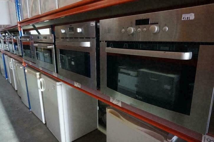 Pelgrim AEG Siemens inbouw combimagnetron 2ehands garantie, Witgoed en Apparatuur, Magnetrons, 45 tot 60 cm, Inbouw, Draaiplateau