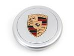 91136103297 Porsche Zilveren wieldop voor fuchs wielen met, Verzenden, Nieuw