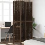 vidaXL Kamerscherm met 3 panelen massief paulowniahout, Verzenden, Nieuw