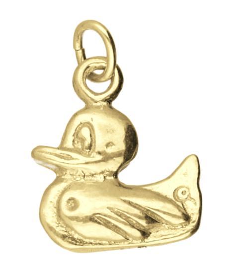 Gouden Bad eend ketting hanger, Sieraden, Tassen en Uiterlijk, Kettinghangers, Verzenden