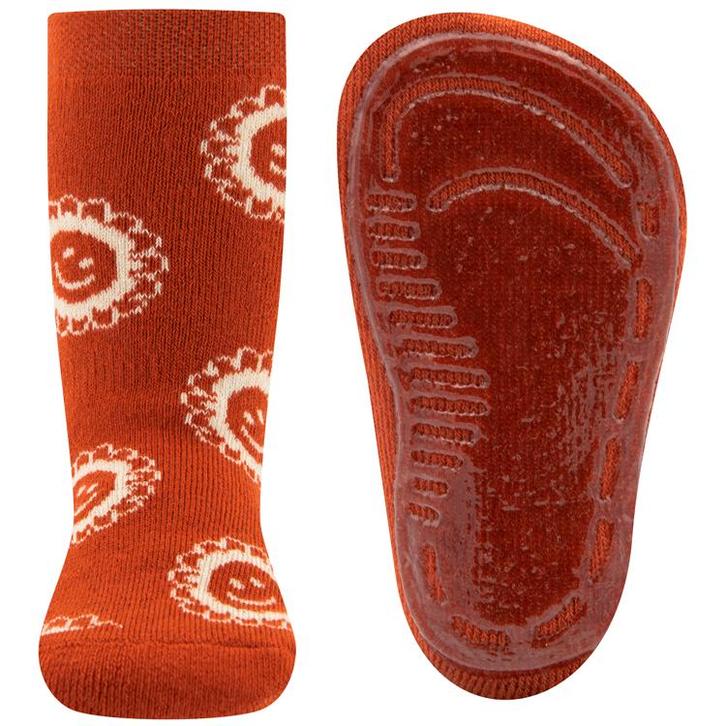 Antislipsok Ewers - Brick met Creme Lachende Zonnebloemen-27, Kinderen en Baby's, Kinderkleding | Schoenen en Sokken, Meisje, Nieuw