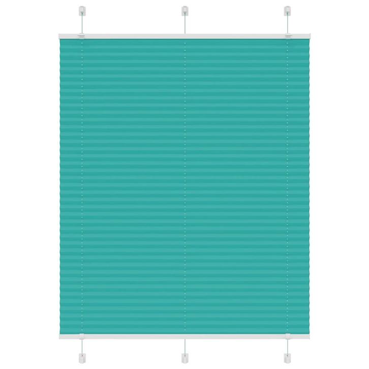 vidaXL Plissé rolgordijn 110x100 cm stofbreedte 109,4cm, Huis en Inrichting, Stoffering | Gordijnen en Lamellen, Groen, Nieuw