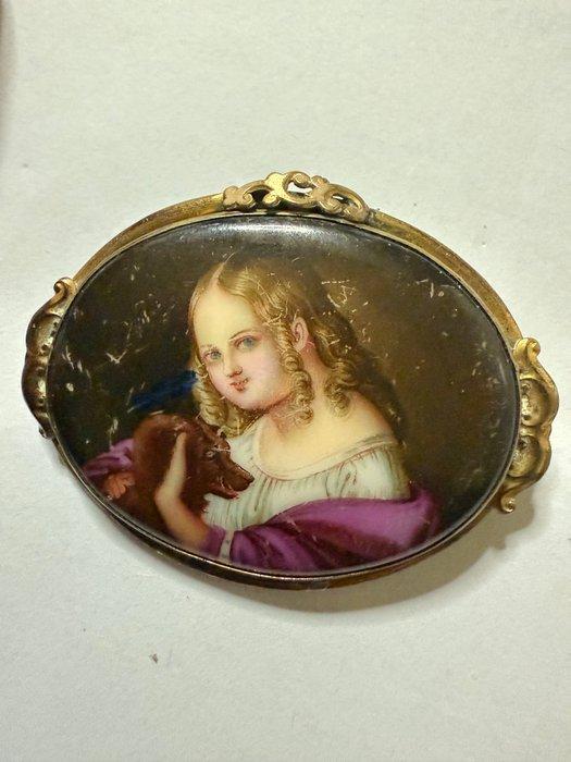 Zonder minimumprijs - Broche Metaal, Sieraden, Tassen en Uiterlijk, Antieke sieraden