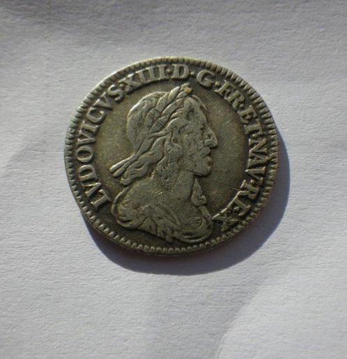 Frankrijk. Louis XIII (1610-1643). 1/12 Écu 1643-A, Paris, Postzegels en Munten, Munten | Europa | Euromunten