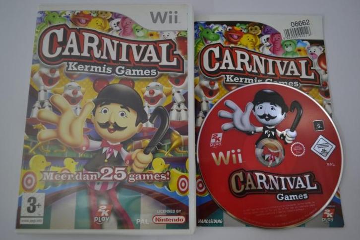 Carnival Kermis Games (Wii HOL), Spelcomputers en Games, Games | Nintendo Wii, Zo goed als nieuw, Verzenden