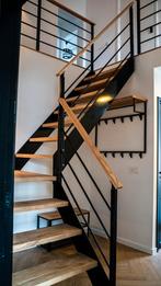 Stalen trappen op maat, stalen of eikenhouten treden, Doe-het-zelf en Verbouw, Ladders en Trappen, Ophalen of Verzenden, Nieuw