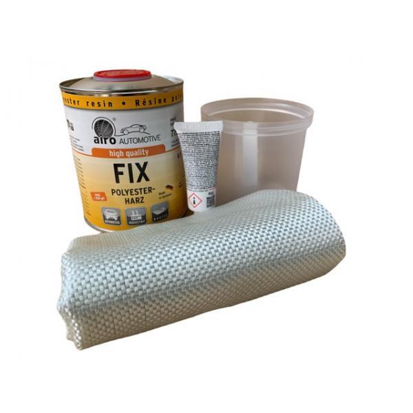 Airo 800 gram FIX Polyester reparatie set met verharder e..., Auto diversen, Autogereedschap, Nieuw, Verzenden