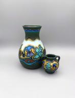 Plateelbakkerij Zuid Holland (PZH) - Gouds Plateel - Vaas, Antiek en Kunst