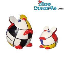 Piet Mondriaan beeldjes/ dieren  Serie Ménagerie Géométrique, Verzamelen, Beelden en Beeldjes, Dier, Nieuw, Ophalen of Verzenden