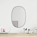 Zwarte Wandspiegel 60x40 - Tweedekansje - Badkamer Upgrade!, Huis en Inrichting, Woonaccessoires | Spiegels, Minder dan 50 cm