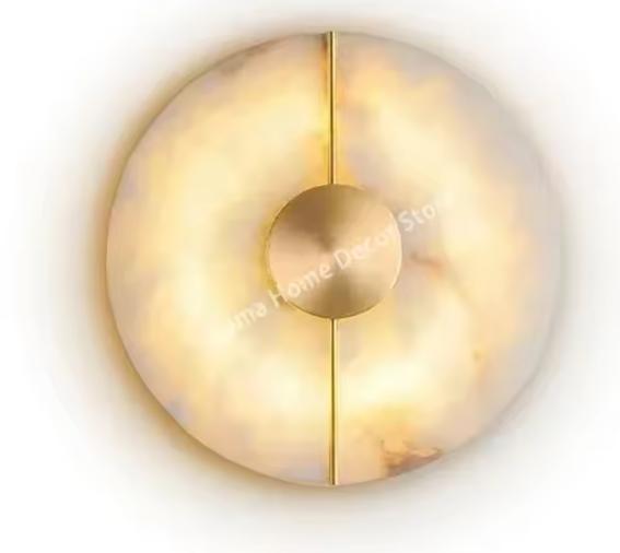 Luxe Marmeren Wandlamp – Moderne Creatieve Wandkandelaar Bin, Huis en Inrichting, Lampen | Spots, Nieuw, Verzenden