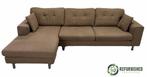 Lichtbruine hoekbank | Compact & comfortabel | 4-zits, Huis en Inrichting, Banken | Bankstellen, 250 tot 300 cm, Gebruikt, Hoekbank
