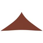 Zonnescherm driehoekig 4,5x4,5x4,5 m oxford stof terracotta, Nieuw, Verzenden