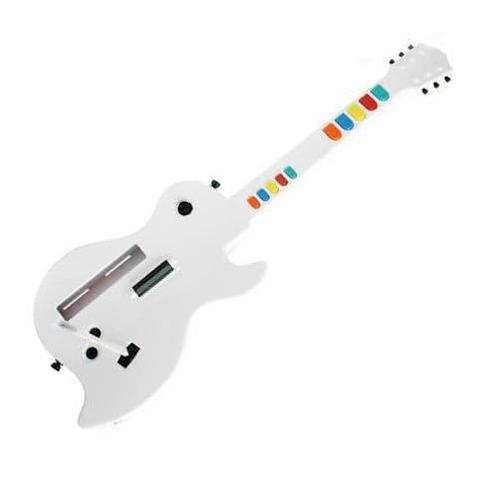 Guitar / Gitaar Wit - Qware Wii Garantie & morgen in huis!, Spelcomputers en Games, Spelcomputers | Nintendo Consoles | Accessoires
