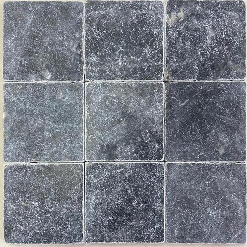 Getrommeld Marmer 10 x 10 Black, Doe-het-zelf en Verbouw, Tegels, Nieuw