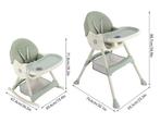 3-in-1Baby Kinderstoel met Verstelbare Rugleuning en Schomme, Verzenden, Nieuw