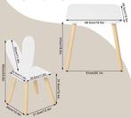 Kindertafel met 2 Stoelen – Activiteitentafel voor Leren en, Verzenden, Nieuw