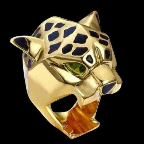 Other brand - Verguld - Ring - Beroemde Panter verbluffend, Antiek en Kunst, Curiosa en Brocante