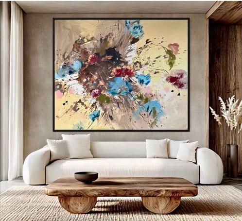 VOLHA - Flowers -XXL, Antiek en Kunst, Kunst | Schilderijen | Modern